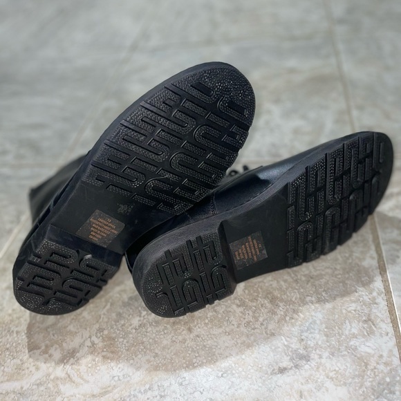 NWT Express Black Combat Boots - Picture 10 of 11